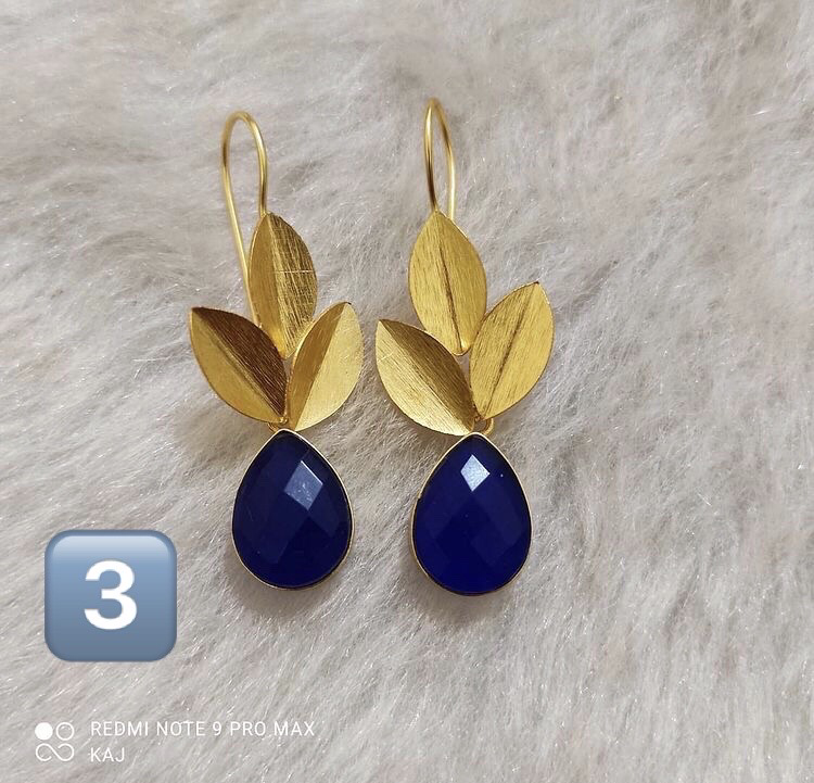 Matte Gold Hook Earrings