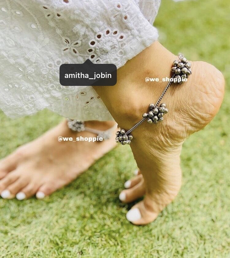 Amitha’s Cluster Ghungroo Anklets