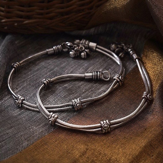 German silver Anklets