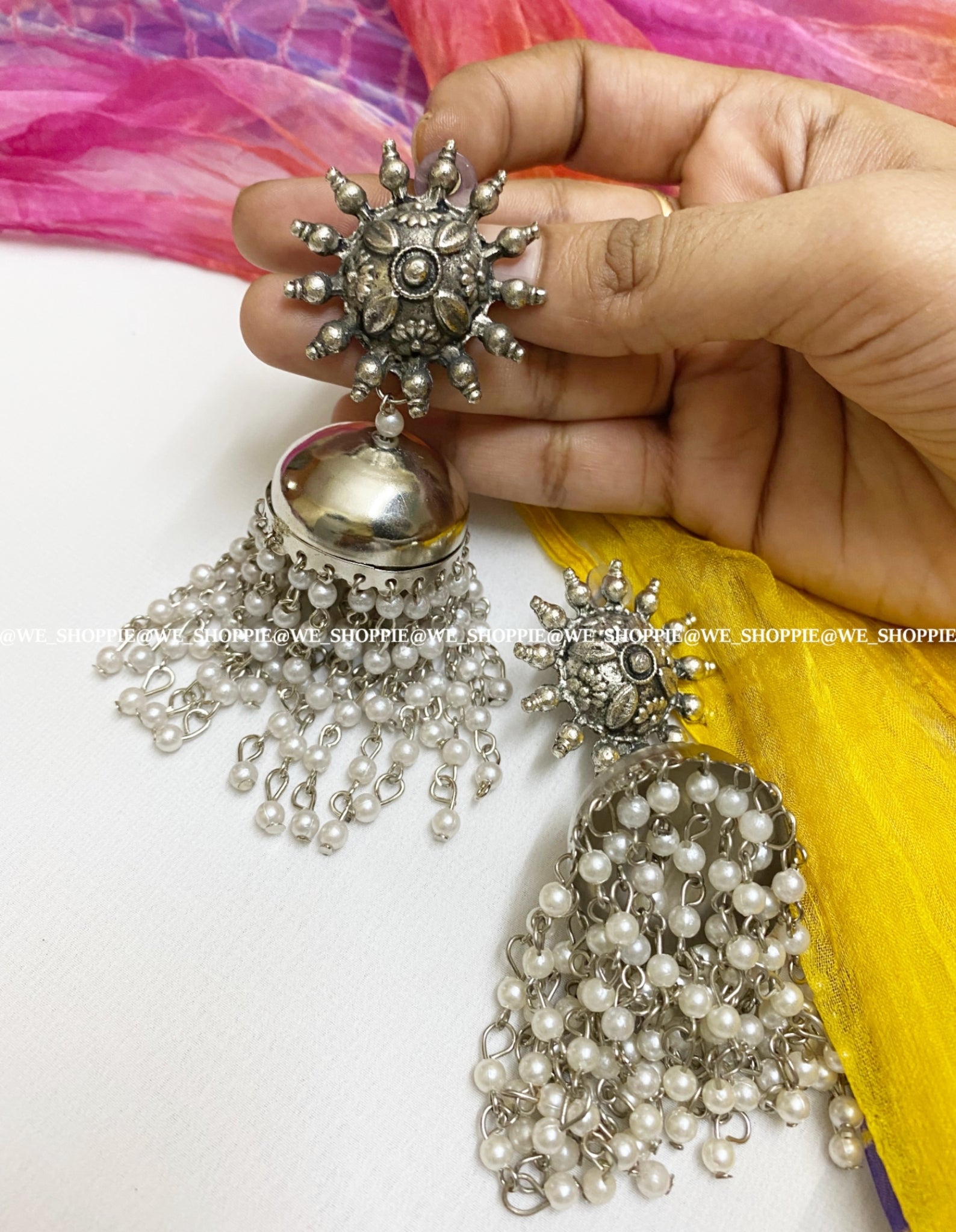 Pearl Tassel Earrings