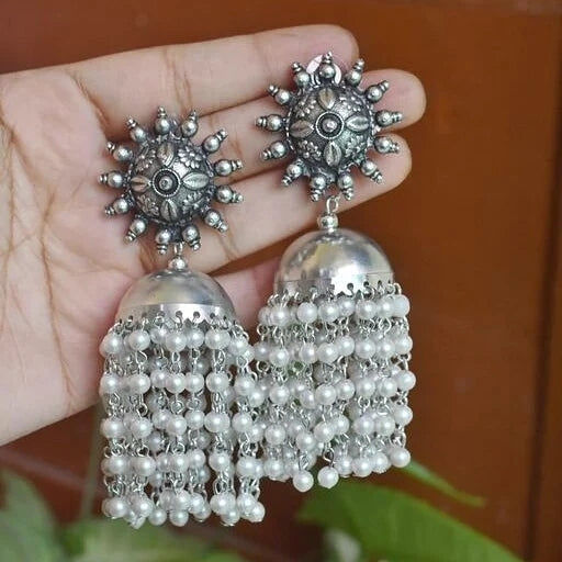 Pearl Tassel Earrings