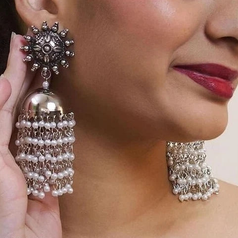 Pearl Tassel Earrings