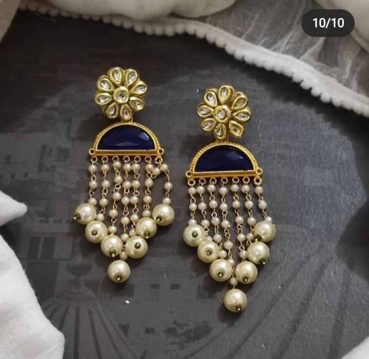 Floral Tassel Earrings