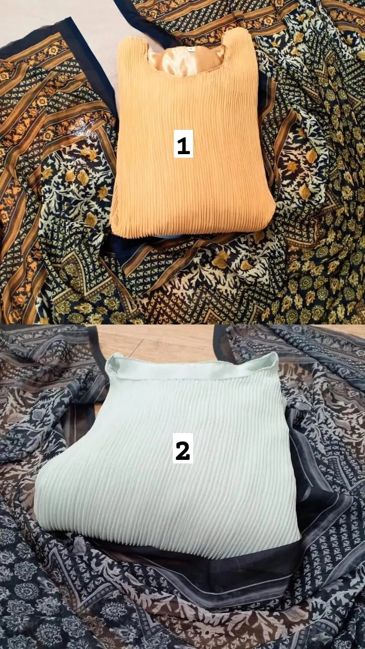 Sai Pallavi Inspired Gown With Digital Print Duppatta