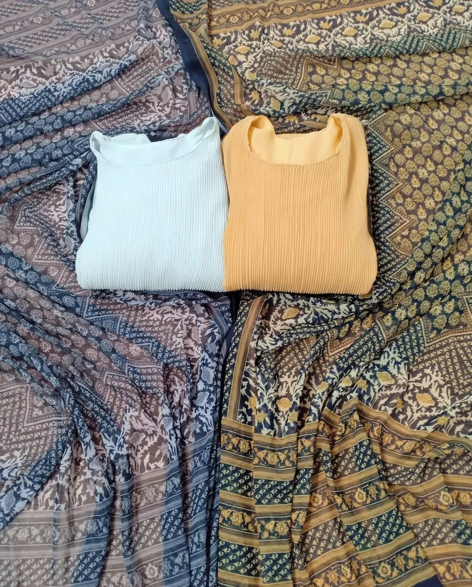 Sai Pallavi Inspired Gown With Digital Print Duppatta