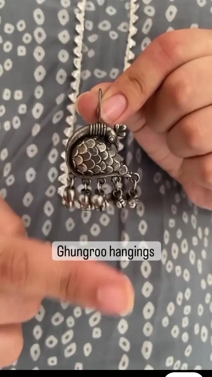 Peacock Hook Earrings