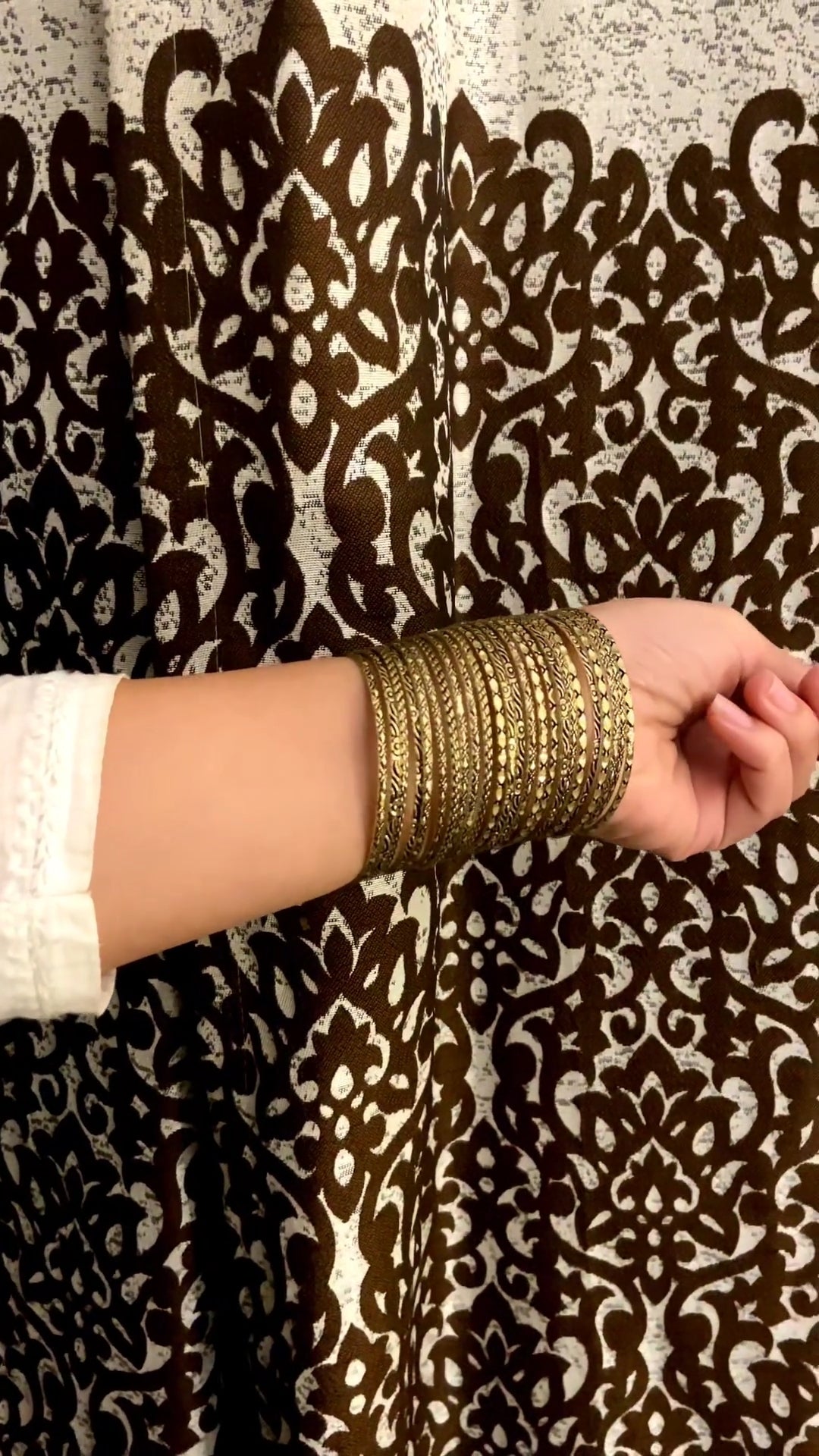 Simple Gold Tone Bangles