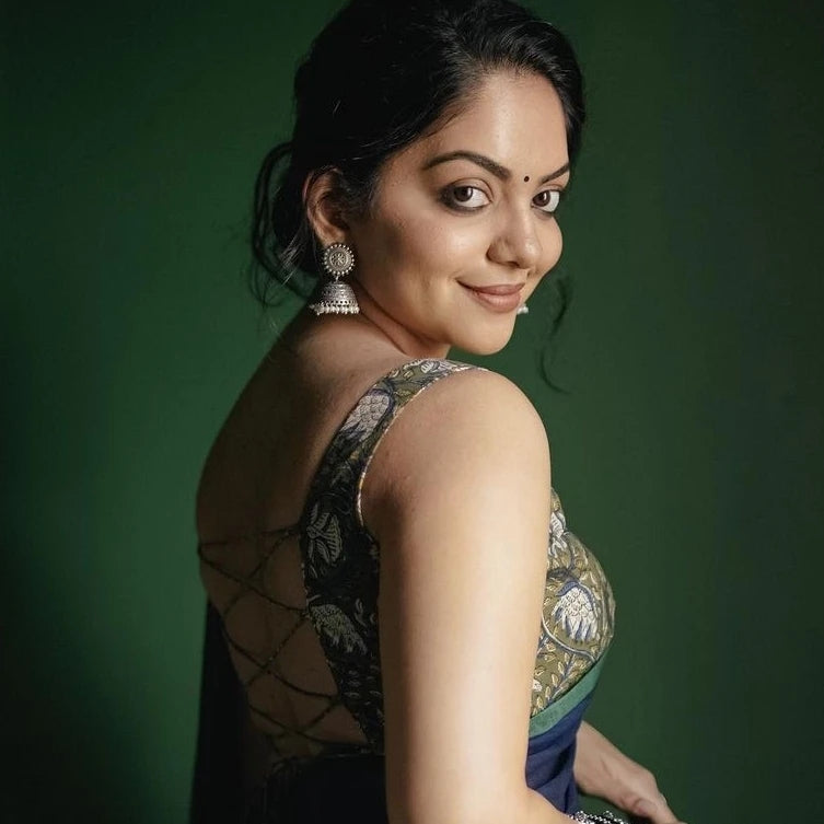 Ahaana's Silver look-alike Jhumkas