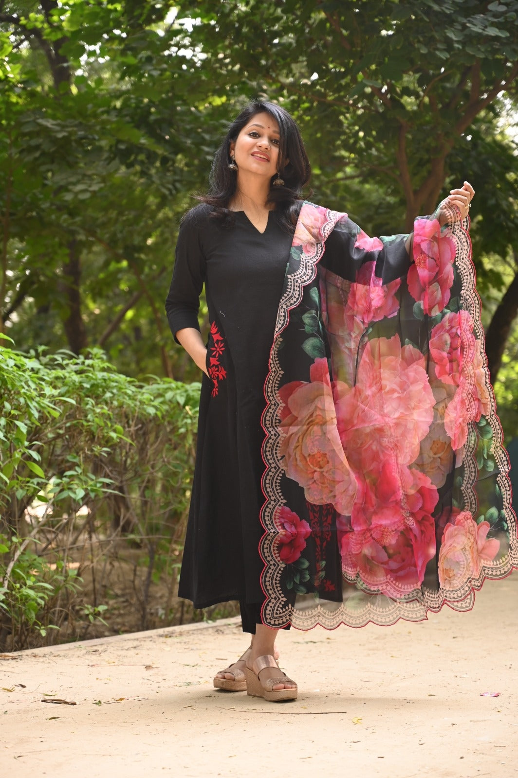 3-Piece A-Line Suit Set