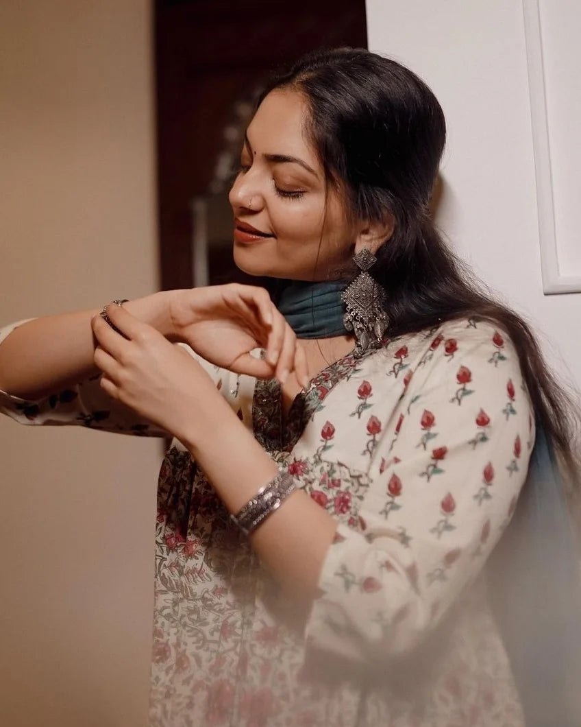 Ahaana's Black Polish Earrings