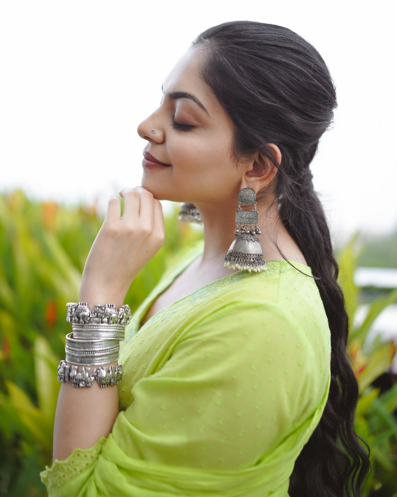 Ahaana's Elephant Bangles (Set Of 4)