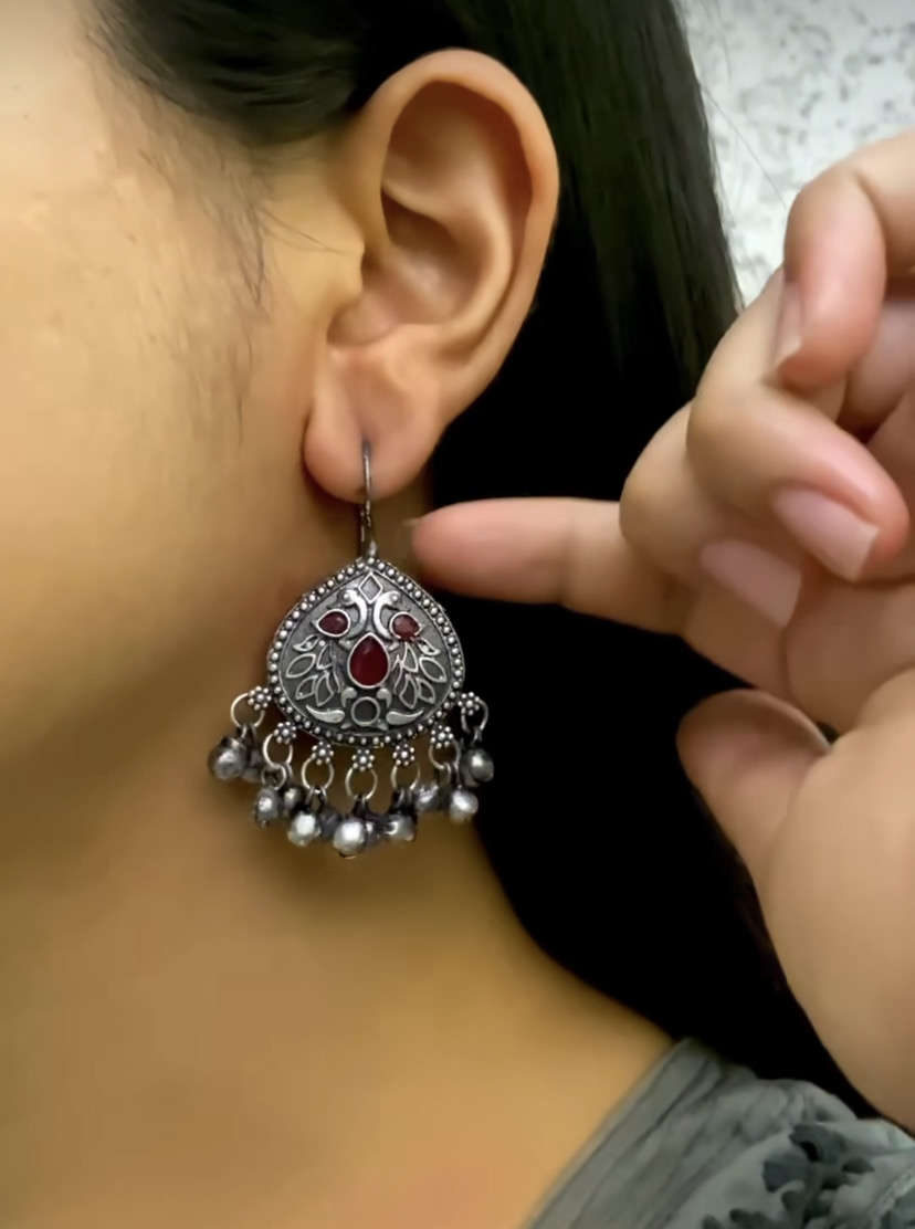 Silver Look-alike Hook Earrings