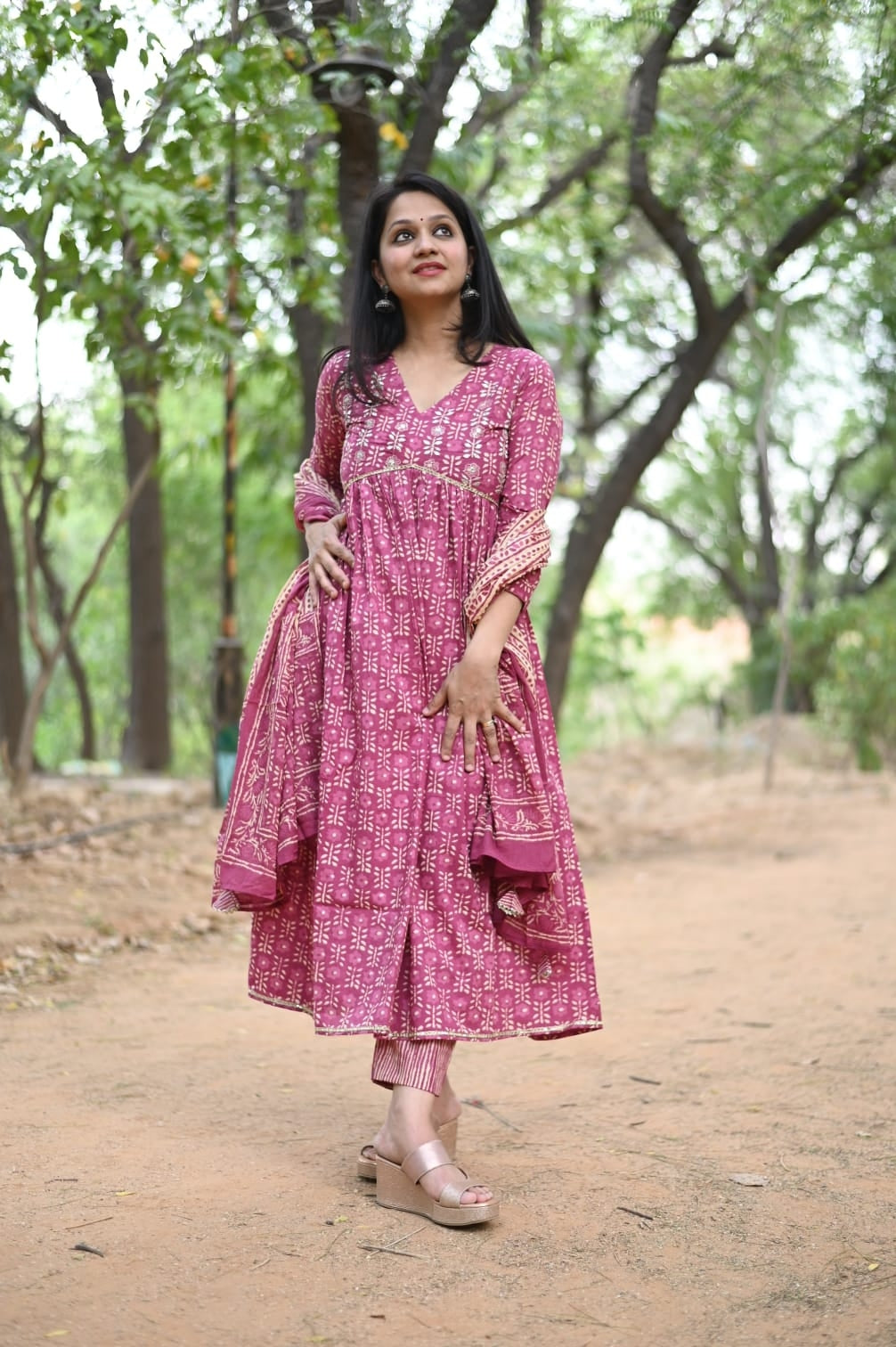 Alia Cut Anarkali Kurtaset
