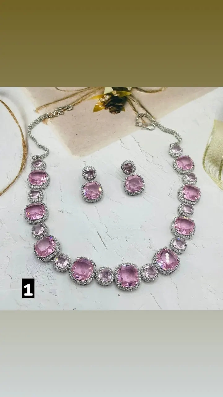 Sparkly Cocktail Choker Set