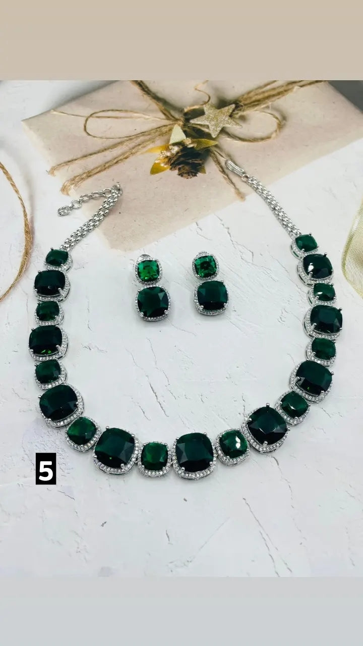 Sparkly Cocktail Choker Set