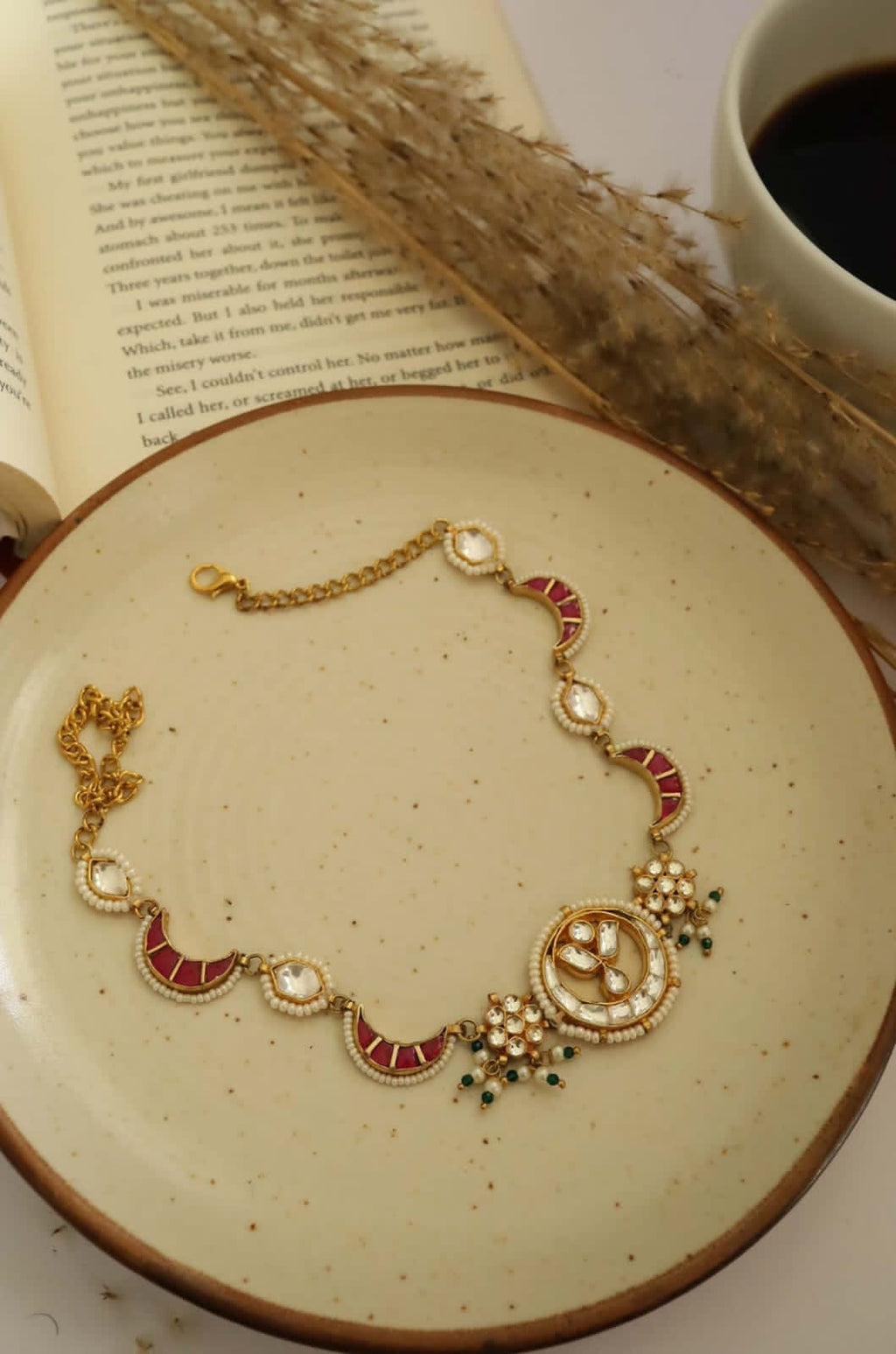 Designer Ahmedabadi Kundan Choker Set