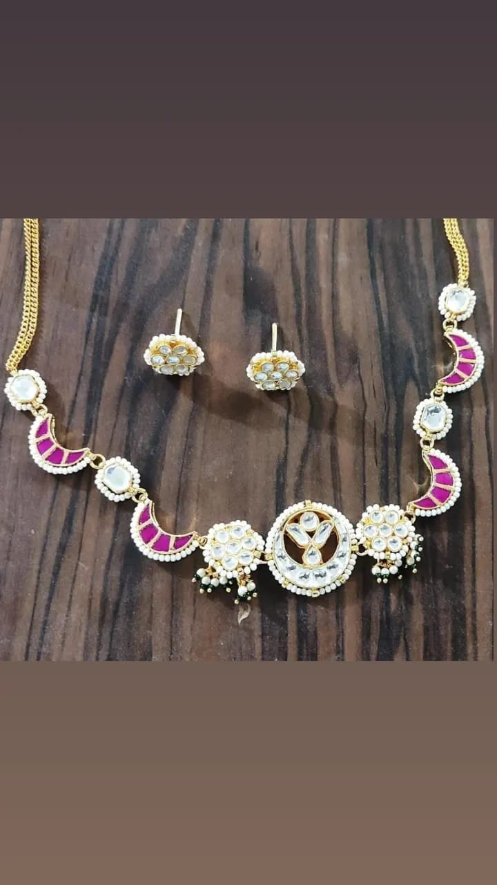 Designer Ahmedabadi Kundan Choker Set