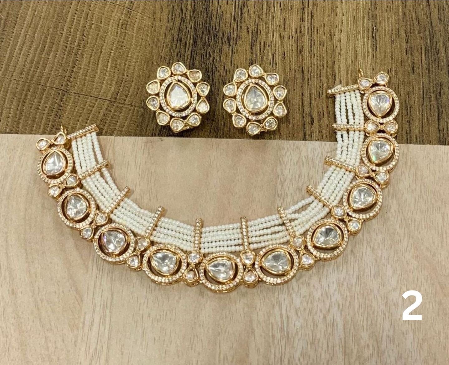 Kundans Beaded Chokerset