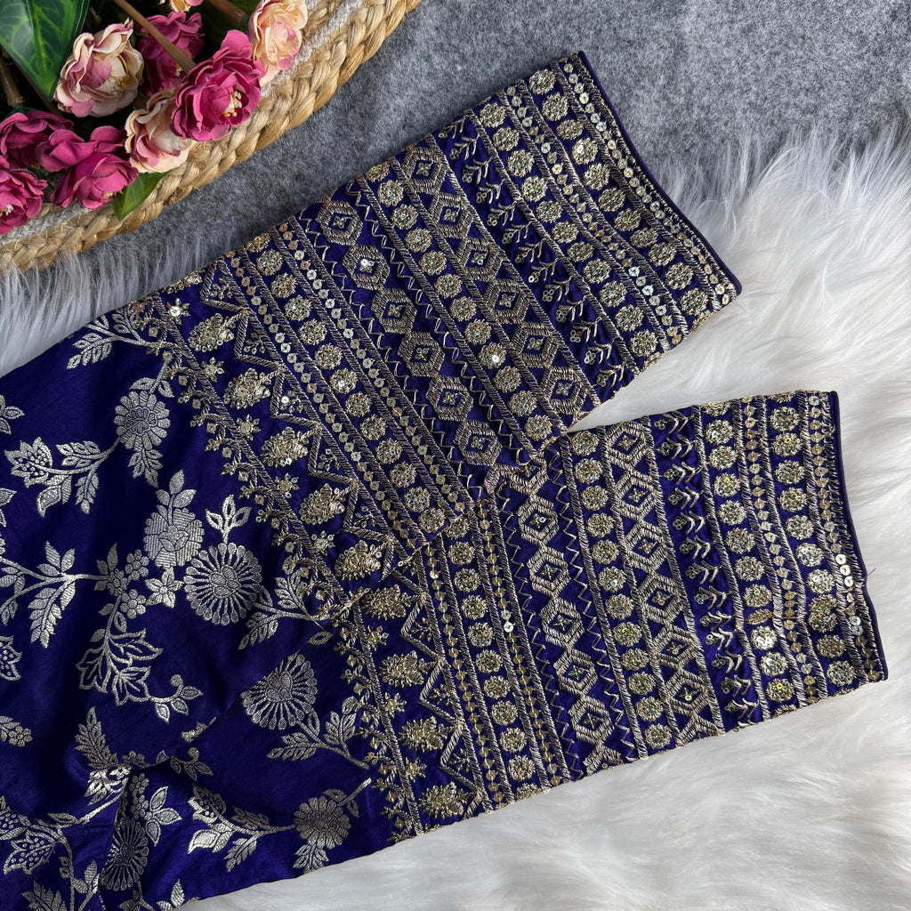 Dola Silk Full Sleeves Blouse