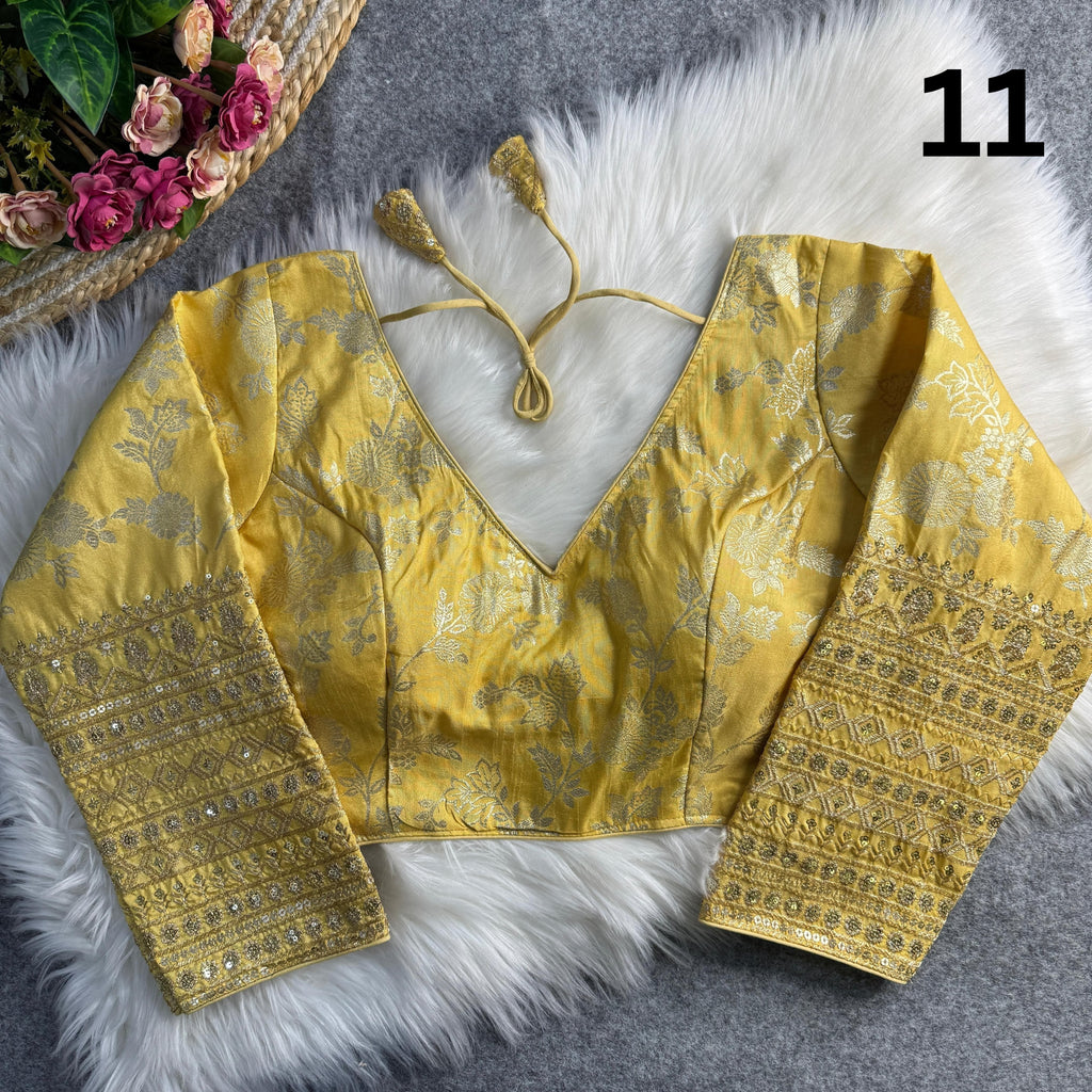 Dola Silk Full Sleeves Blouse