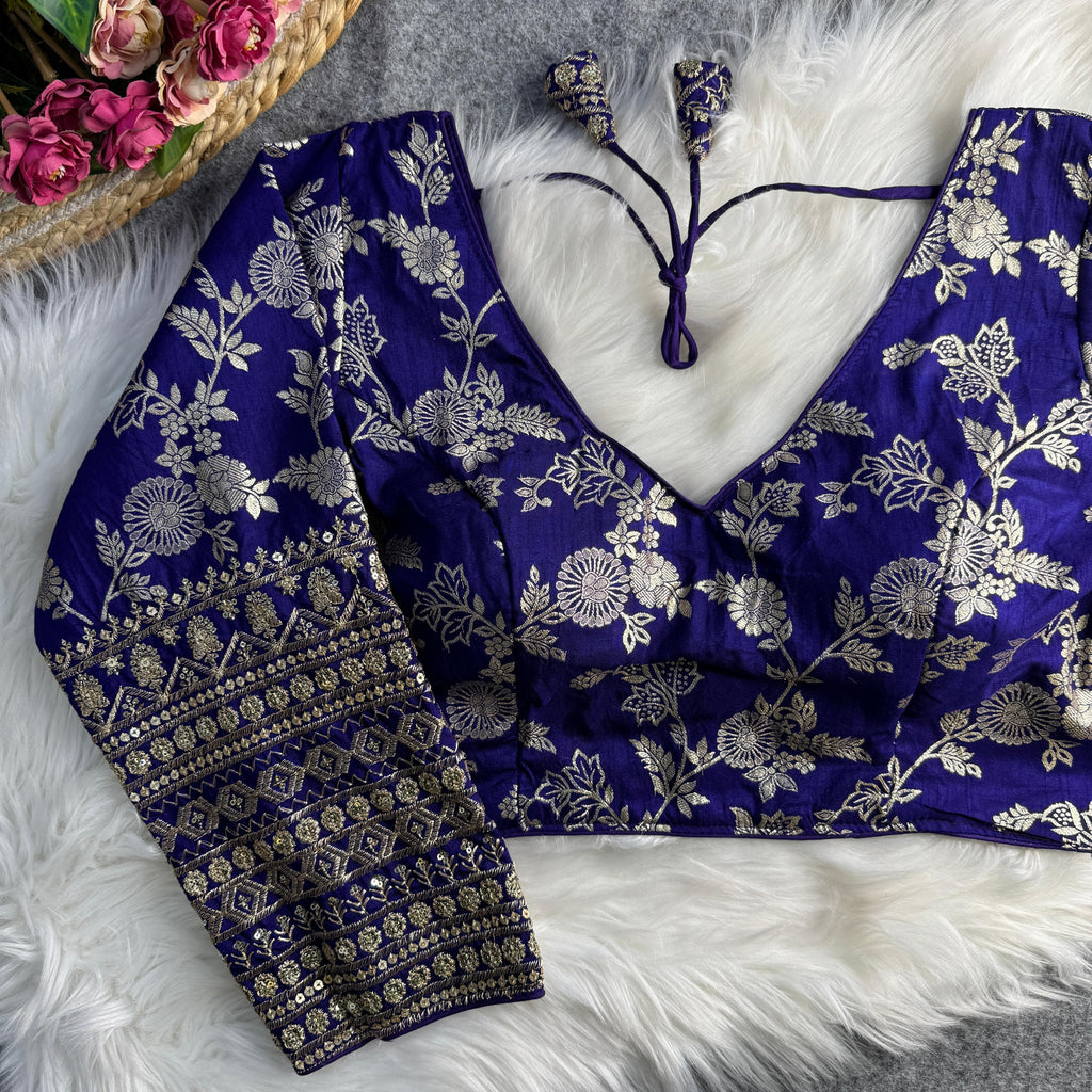 Dola Silk Full Sleeves Blouse