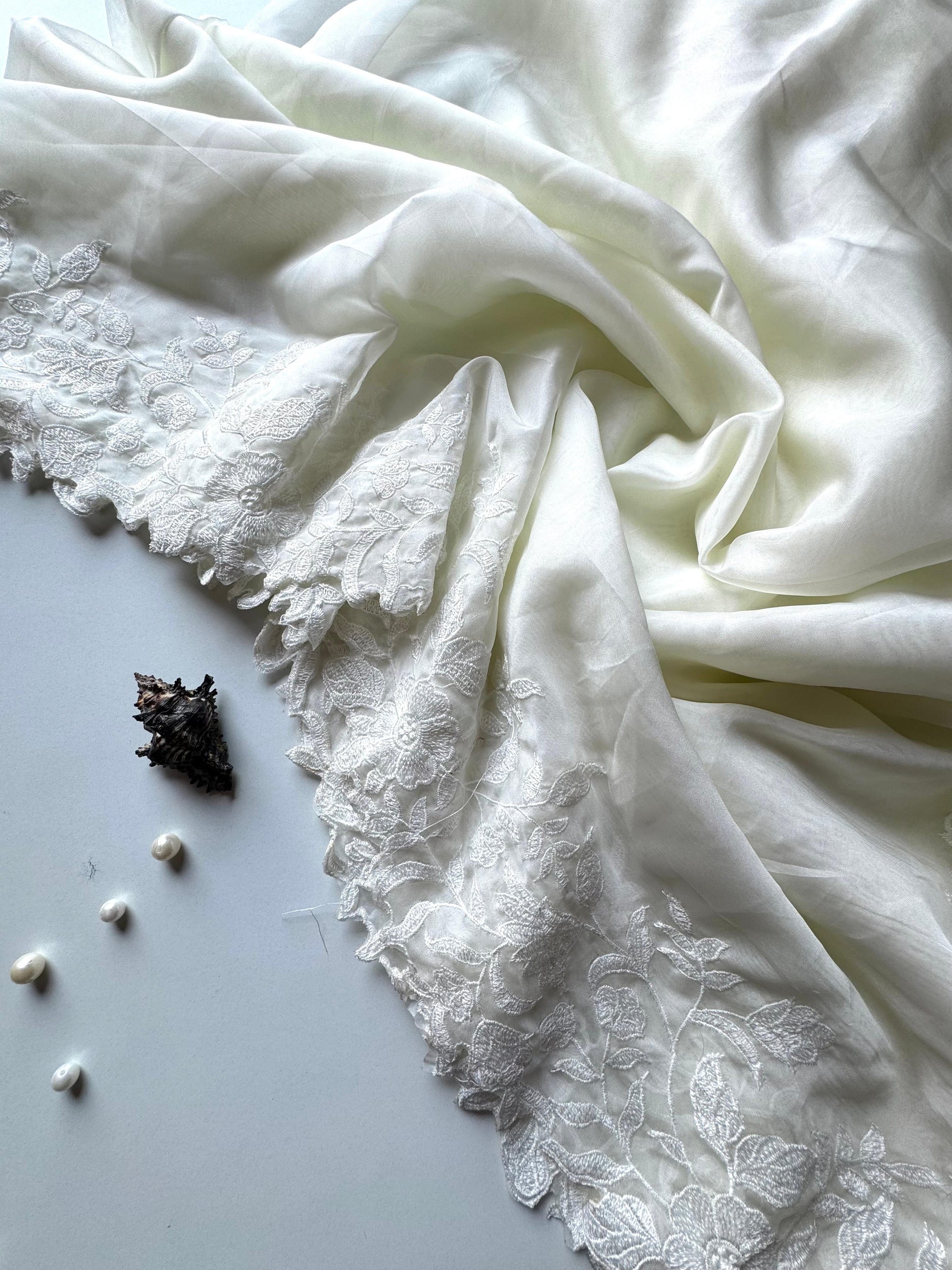 Scalp Thread Organza Saree