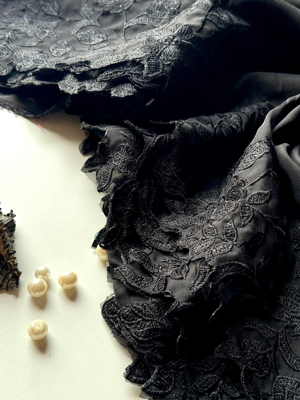 Scalp Thread Organza Saree