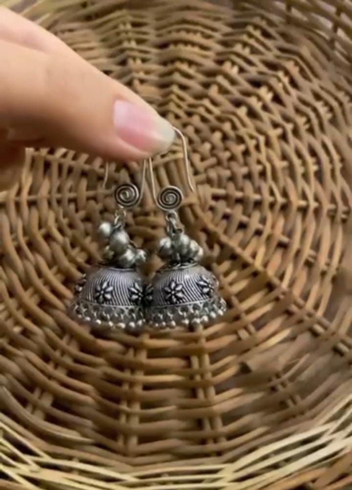 Ghungroo Hook Jhumkas