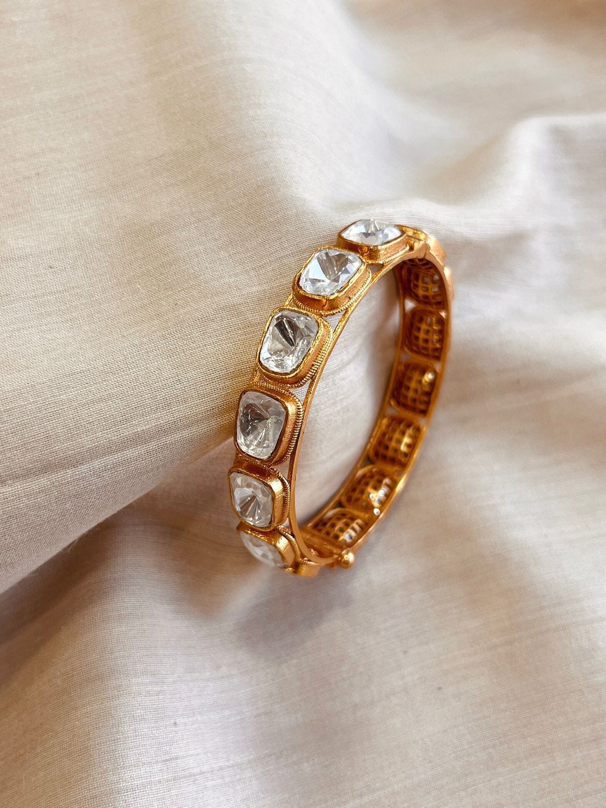 Ahmedabadi Polki Bangle