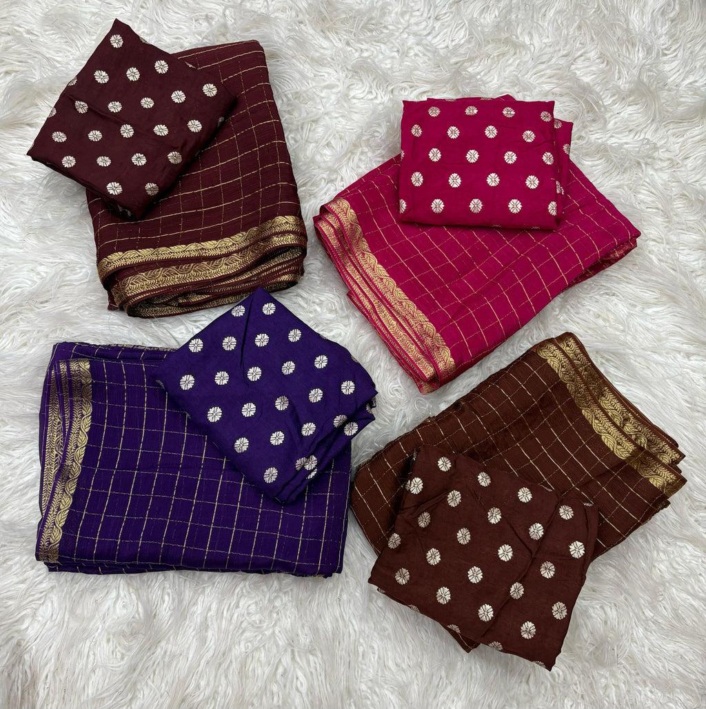 Chinnon Viscose Partywear Saree