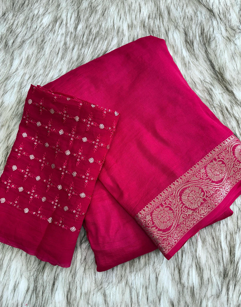 Pure Viscose Dola Saree